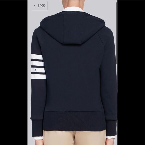 THOM BROWNE Double zip-up hoodie - Picture 4 of 14